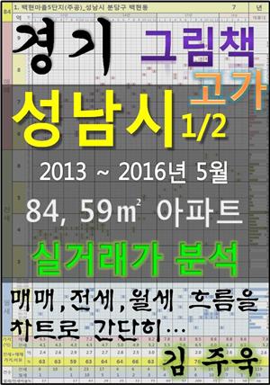 경기도 성남시 고가 84,59㎡ 아파트 매매, 전세, 월세 실거래가 분석 (2013 ~ 2016.5월)