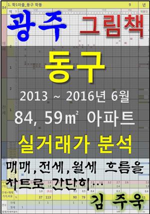 광주 동구 84,59㎡ 아파트 매매, 전세, 월세 실거래가 분석 (2013 ~ 2016.6월)