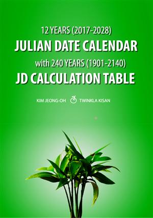 12 Years Julian Date Calendar with 240 Years JD Calculation Table