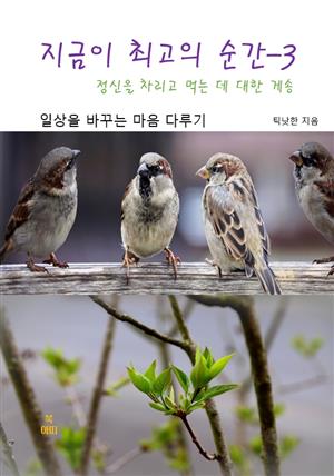 지금이 최고의 순간-3 _정신을 차리고 먹는 데 대한 게송