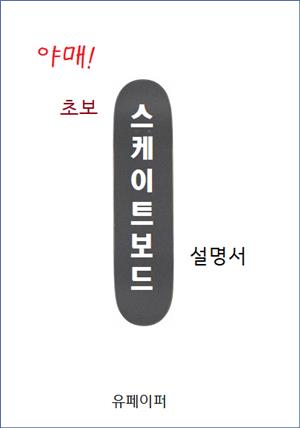 야매! 초보 스테이트보드 설명서