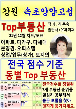 강원 속초양양고성 Top 부동산 (21년 12월, 차트/도표책)