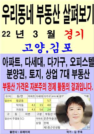 우리동네 부동산 살펴보기 (22년 3월) 경기>고양,김포