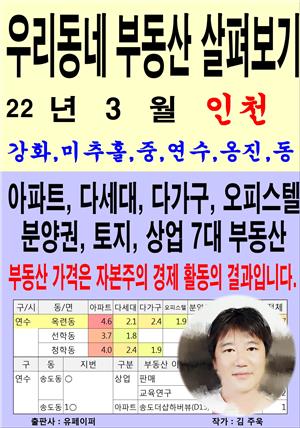 우리동네 부동산 살펴보기(22년3월)인천>강화,미추홀,중,연수,옹진,동