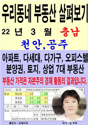 우리동네 부동산 살펴보기 (22년 3월) 충남>천안,공주