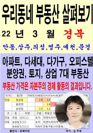 우리동네 부동산 살펴보기(22년3월)경북>안동,상주,의성,영주,예천문경