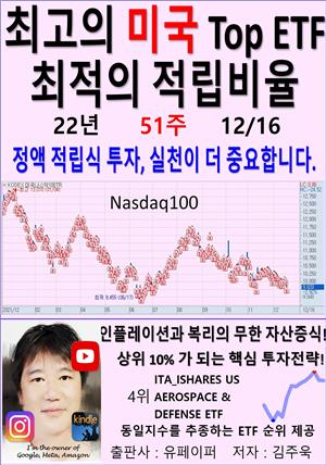 최고의 미국 Top ETF, 최적의 적립비율,22년_51주_12/16