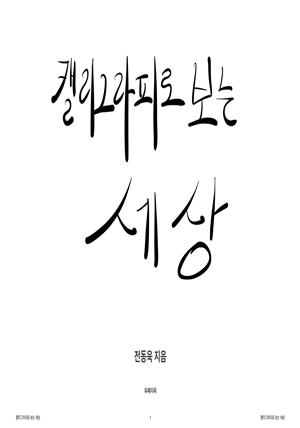 캘리그라피로 보는 세상