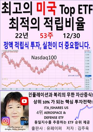 최고의 미국 Top ETF, 최적의 적립비율,22년_53주_12/30