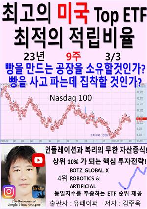 최고의 미국 Top ETF, 최적의 적립비율,23년_09주_03/03