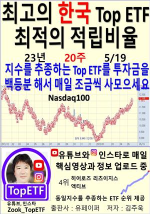 최고의 한국 Top ETF, 최적의 적립비율,23년_20주_05/19