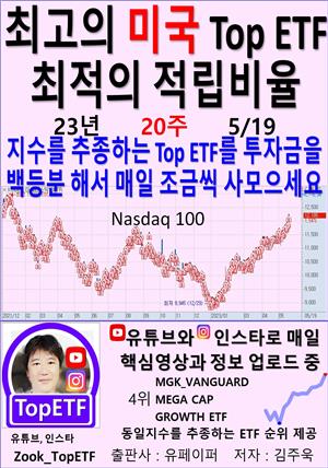 최고의 미국 Top ETF, 최적의 적립비율,23년_20주_05/19