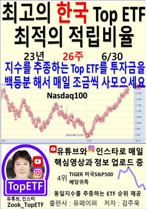 최고의 한국 Top ETF, 최적의 적립비율,23년_26주_06/30